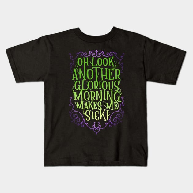 Another Glorious Morning Kids T-Shirt by ManuelDA